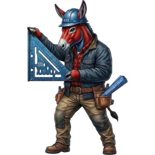 Donkey Mascot Right